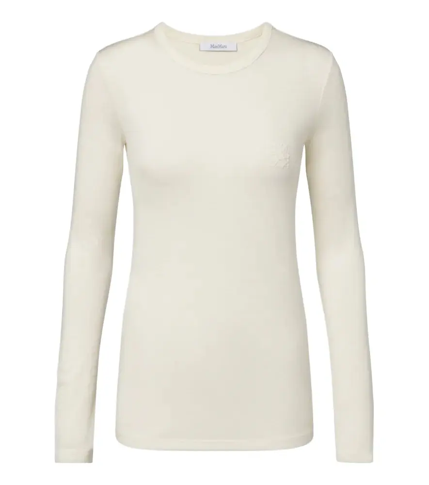 Max Mara Virgin wool jersey top | Image 1 Max Mara Virgin wool jersey top | Image 1