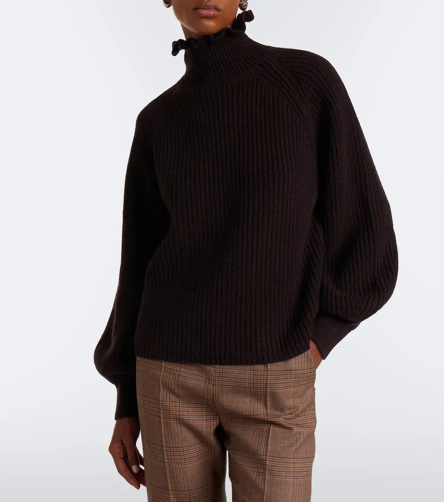 Max Mara Ribbed-knit wool and cashmere sweater | Thumbnail 3 Max Mara Ribbed-knit wool and cashmere sweater | Thumbnail 3