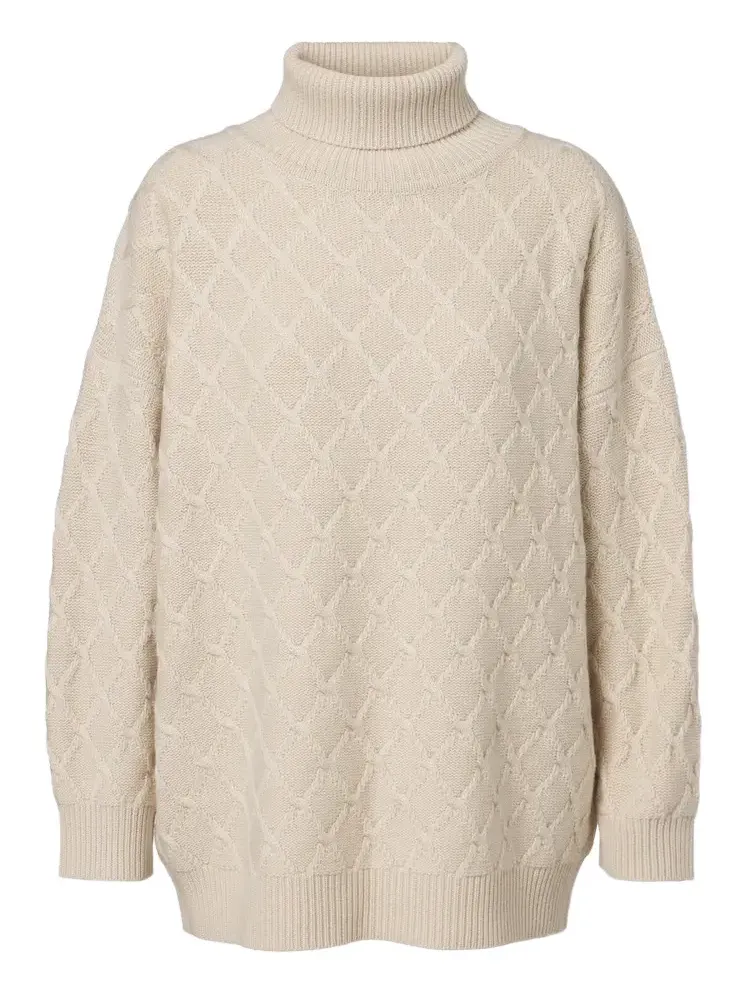 Wool and cashmere turtleneck sweater Wool and cashmere turtleneck sweater