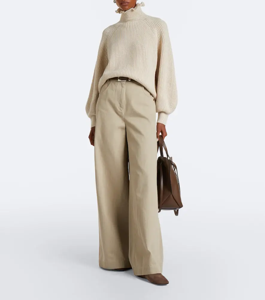 Max Mara Ribbed-knit wool and cashmere sweater | Thumbnail 3