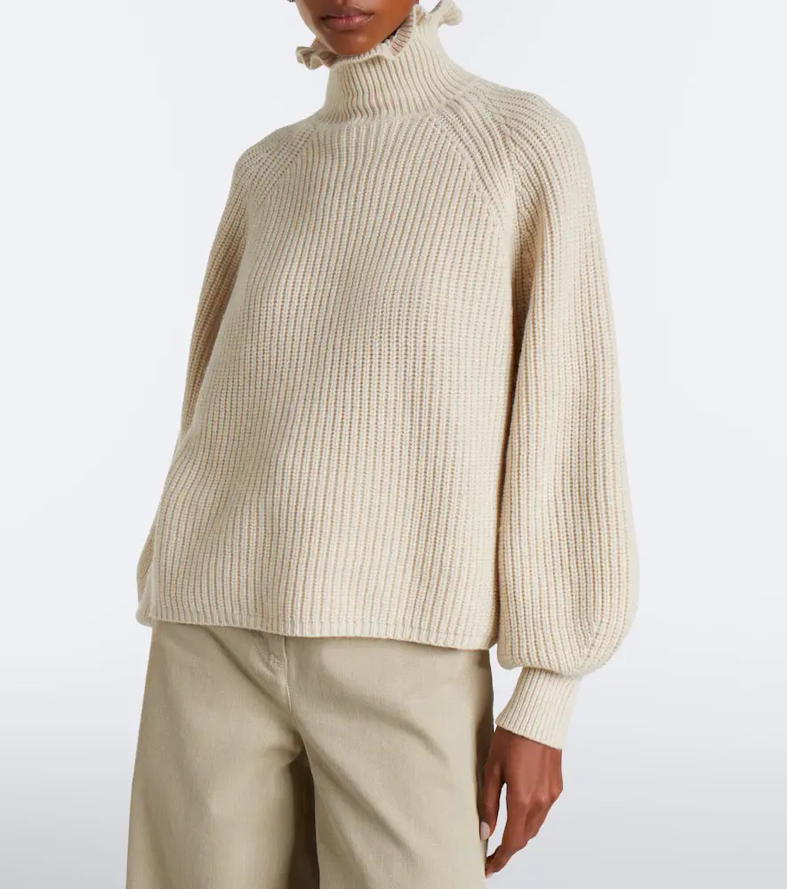 Max Mara Ribbed-knit wool and cashmere sweater | Thumbnail 5