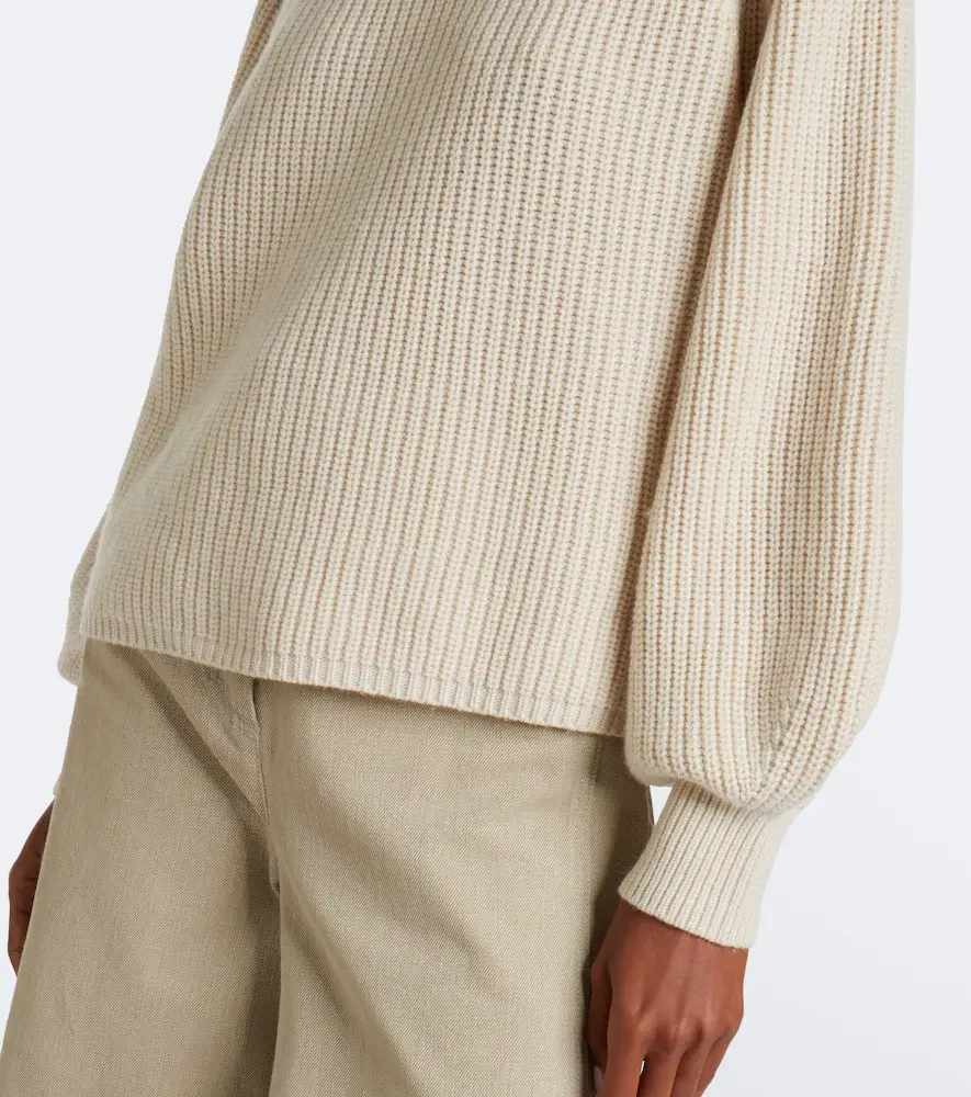 Max Mara Ribbed-knit wool and cashmere sweater | Thumbnail 6