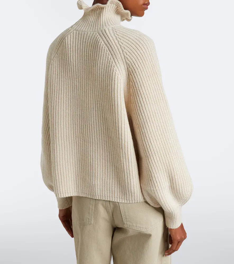 Max Mara Ribbed-knit wool and cashmere sweater | Thumbnail 7