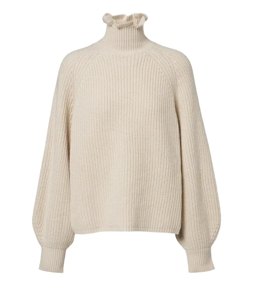 Max Mara Ribbed-knit wool and cashmere sweater | Image 1 Max Mara Ribbed-knit wool and cashmere sweater | Image 1
