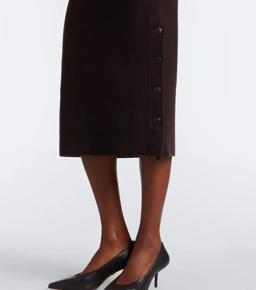 Max Mara Wool and cashmere midi skirt | Thumbnail 6 Max Mara Wool and cashmere midi skirt | Thumbnail 6