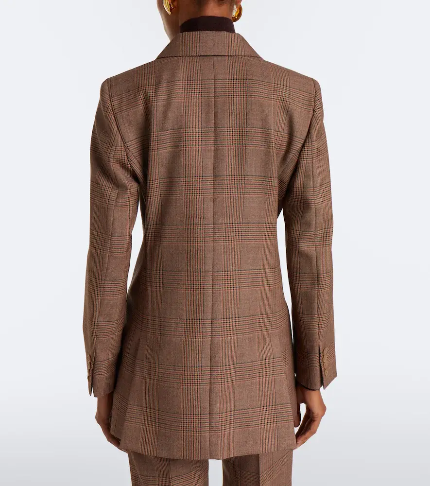 Max Mara Double-breasted virgin wool blazer | Thumbnail 4 Max Mara Double-breasted virgin wool blazer | Thumbnail 4