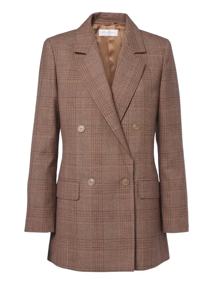 Double-breasted virgin wool blazer Double-breasted virgin wool blazer