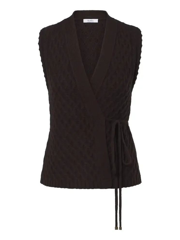 Wool and cashmere wrap cardigan Wool and cashmere wrap cardigan