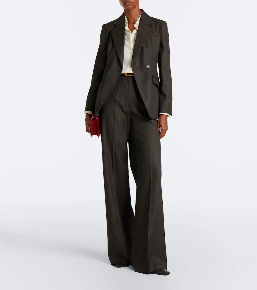 Max Mara Virgin wool wide leg pants | Thumbnail 5 Max Mara Virgin wool wide leg pants | Thumbnail 5