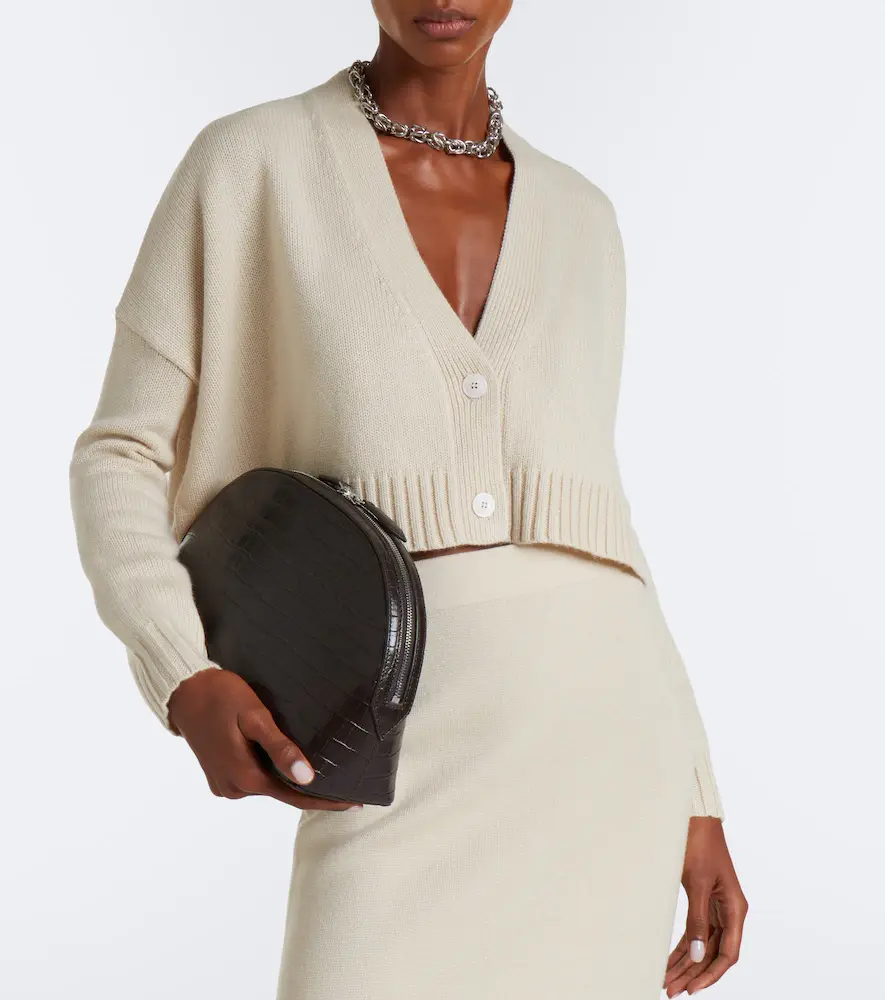 Max Mara Cropped wool and cashmere cardigan | Thumbnail 6 Max Mara Cropped wool and cashmere cardigan | Thumbnail 6