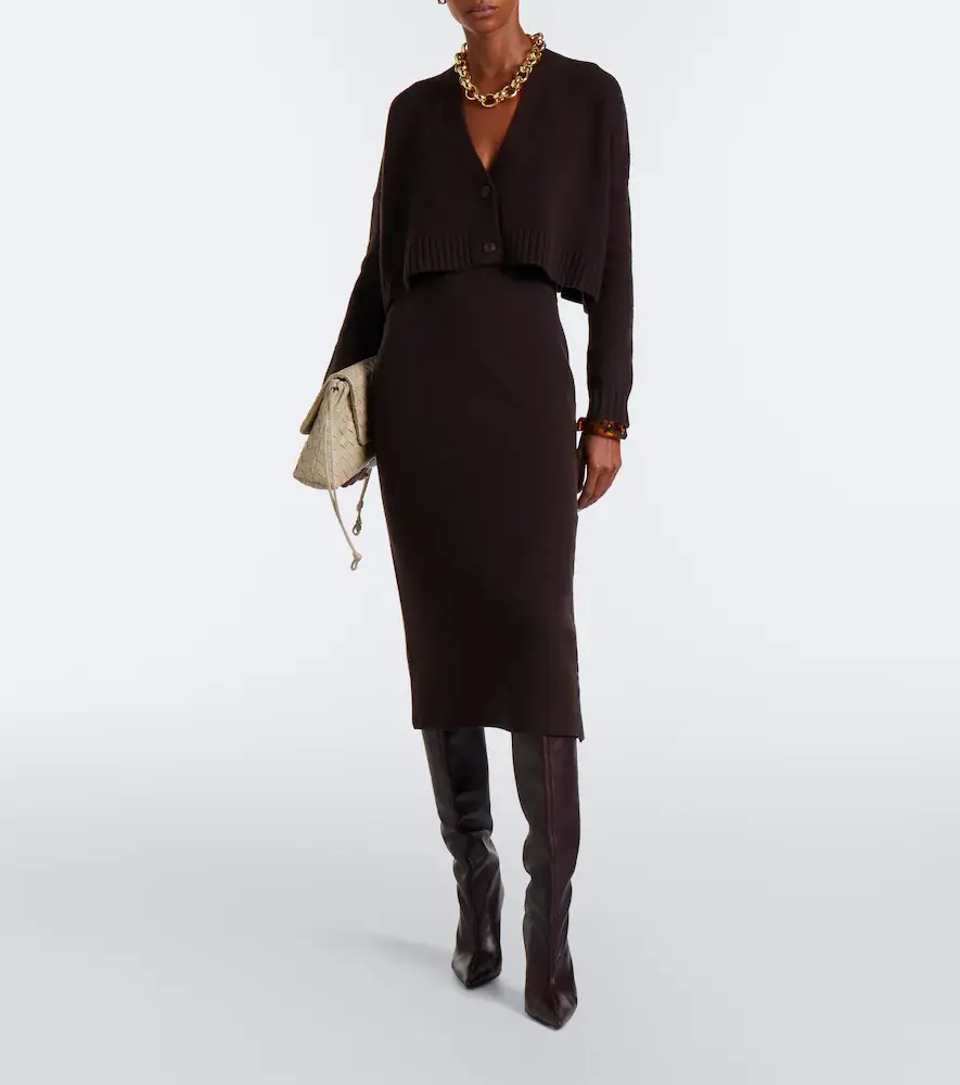 Max Mara Cropped wool and cashmere cardigan | Thumbnail 5 Max Mara Cropped wool and cashmere cardigan | Thumbnail 5
