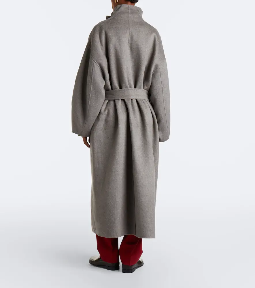 The Frankie Shop Leroy reversible wool-blend wrap coat | Thumbnail 5 The Frankie Shop Leroy reversible wool-blend wrap coat | Thumbnail 5