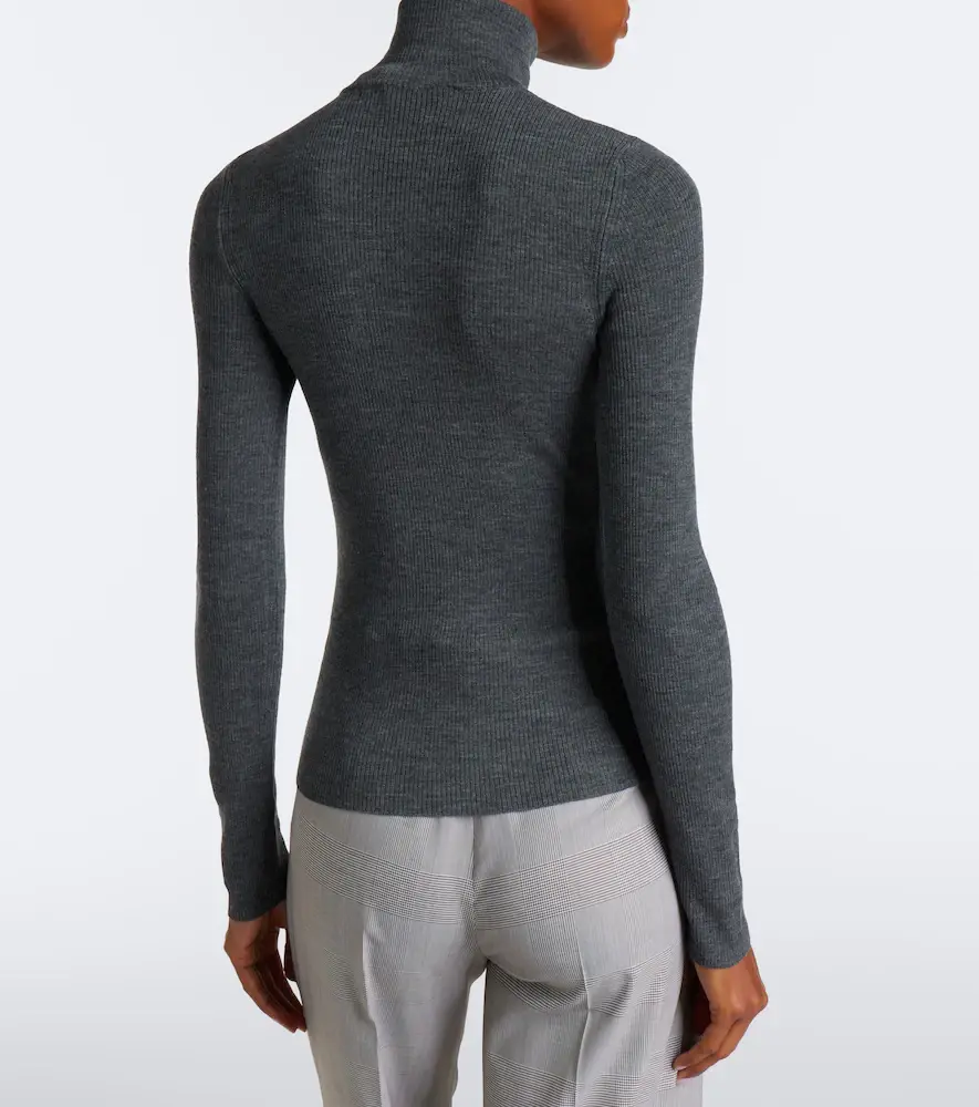 Max Mara Ribbed-knit virgin wool sweater | Thumbnail 2 Max Mara Ribbed-knit virgin wool sweater | Thumbnail 2