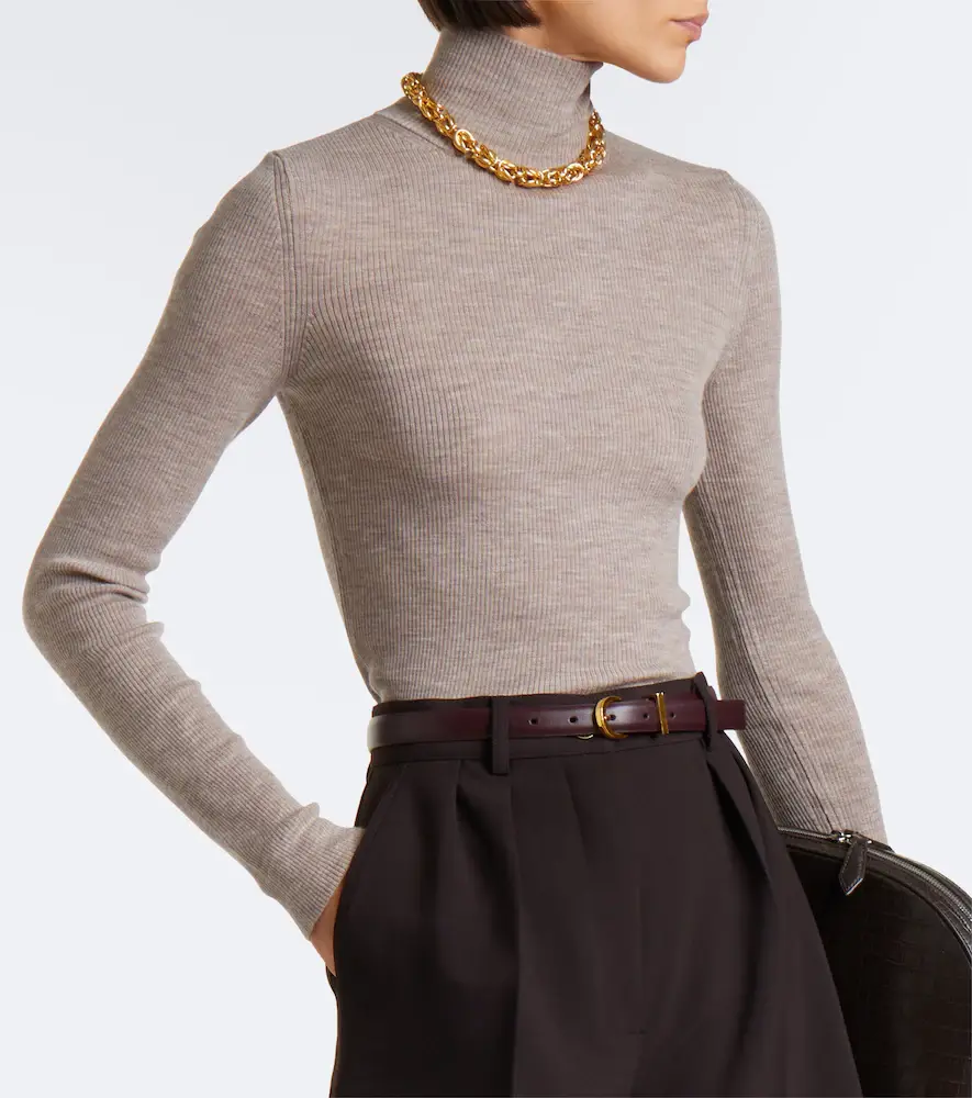 Max Mara Ribbed-knit virgin wool sweater | Thumbnail 4