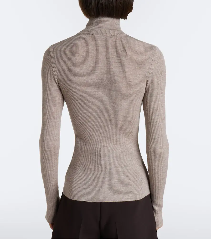 Max Mara Ribbed-knit virgin wool sweater | Thumbnail 7