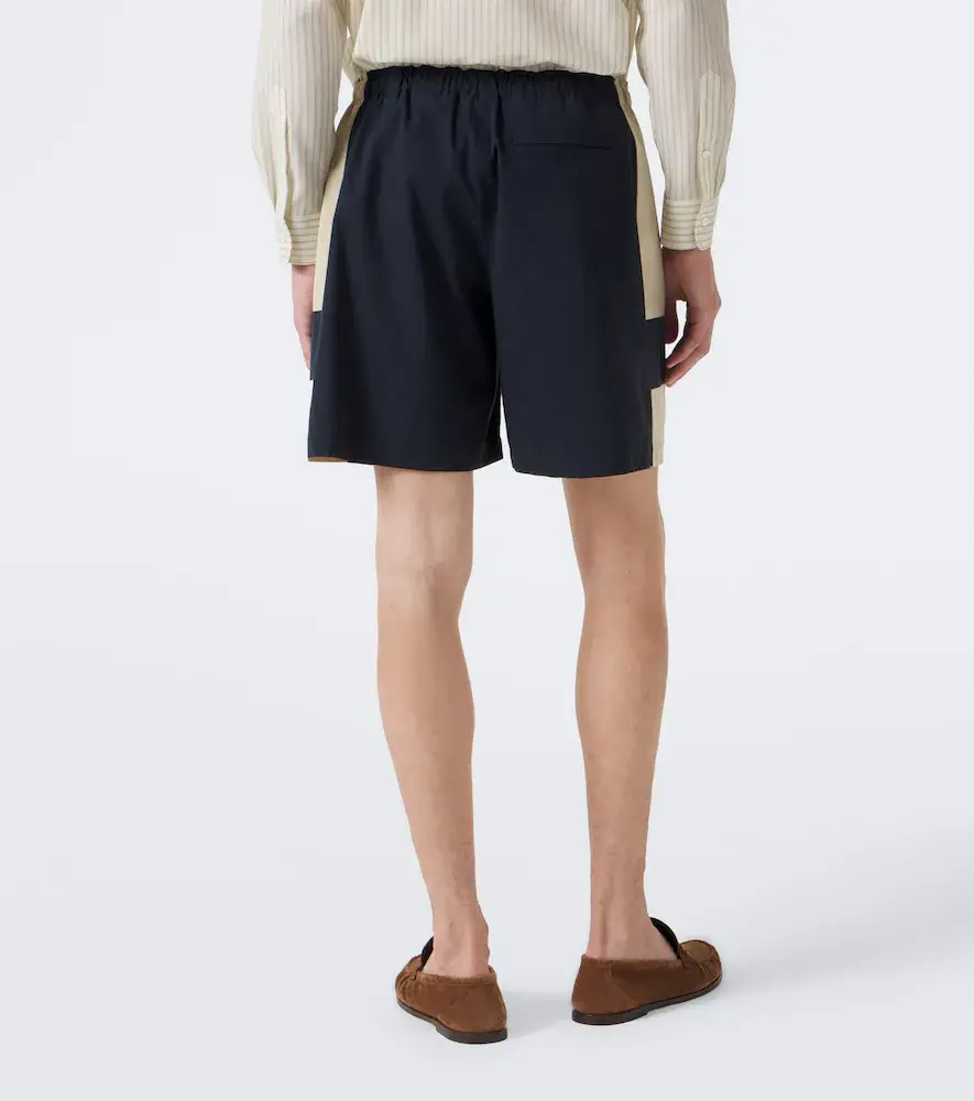 Saint Laurent Cassandre cotton canvas shorts | Thumbnail 4 Saint Laurent Cassandre cotton canvas shorts | Thumbnail 4