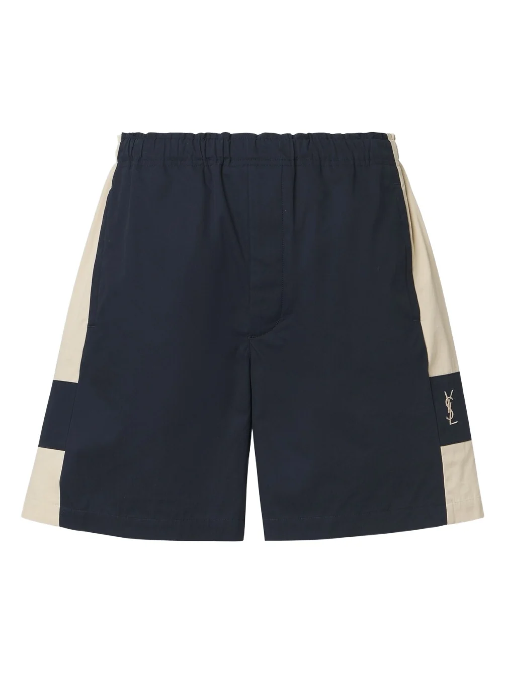 Saint Laurent Cassandre cotton canvas shorts