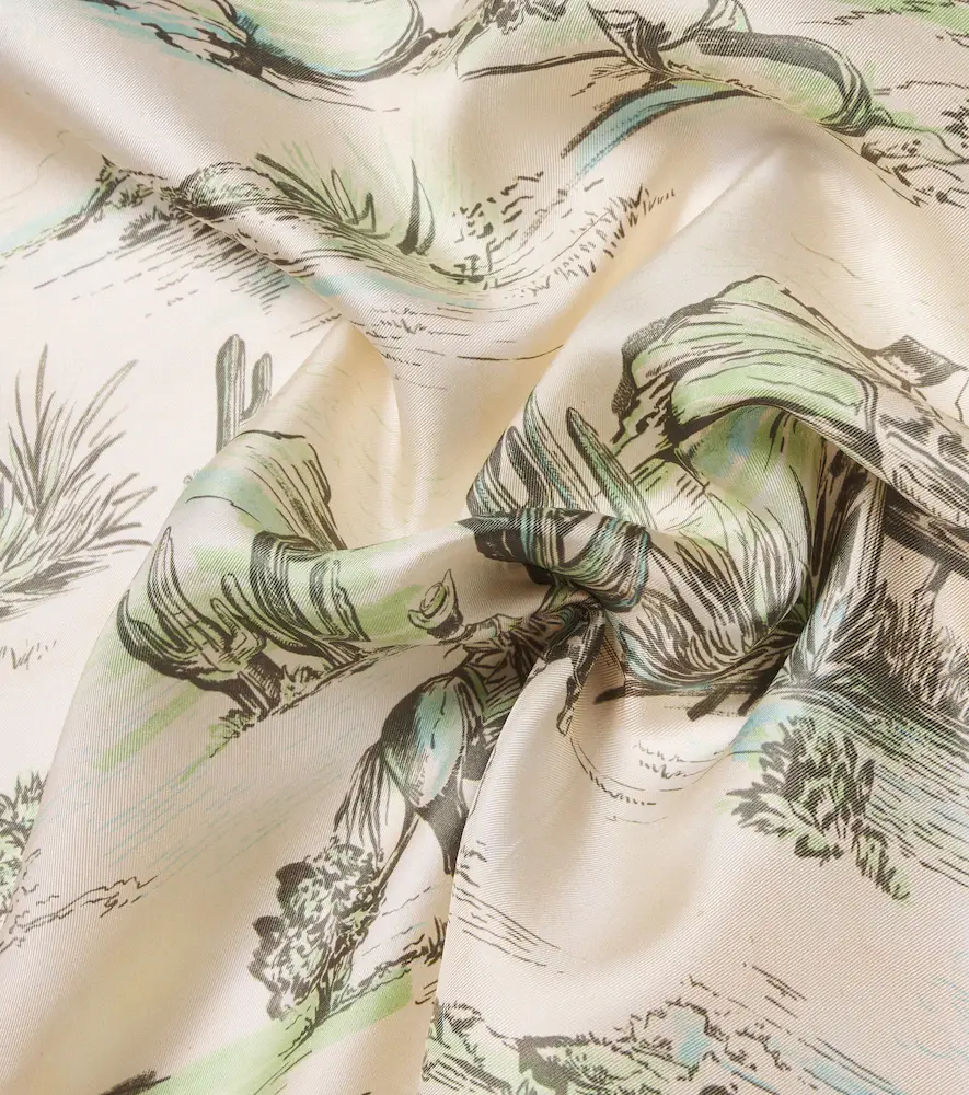 ALÉMAIS Alémais Scout printed silk scarf | Thumbnail 2 ALÉMAIS Alémais Scout printed silk scarf | Thumbnail 2