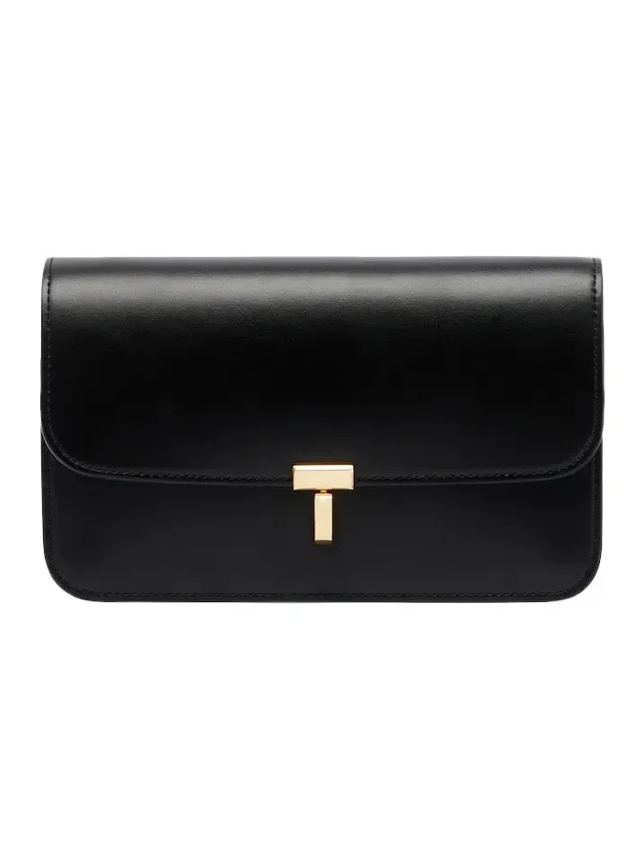 T-Lock leather crossbody bag