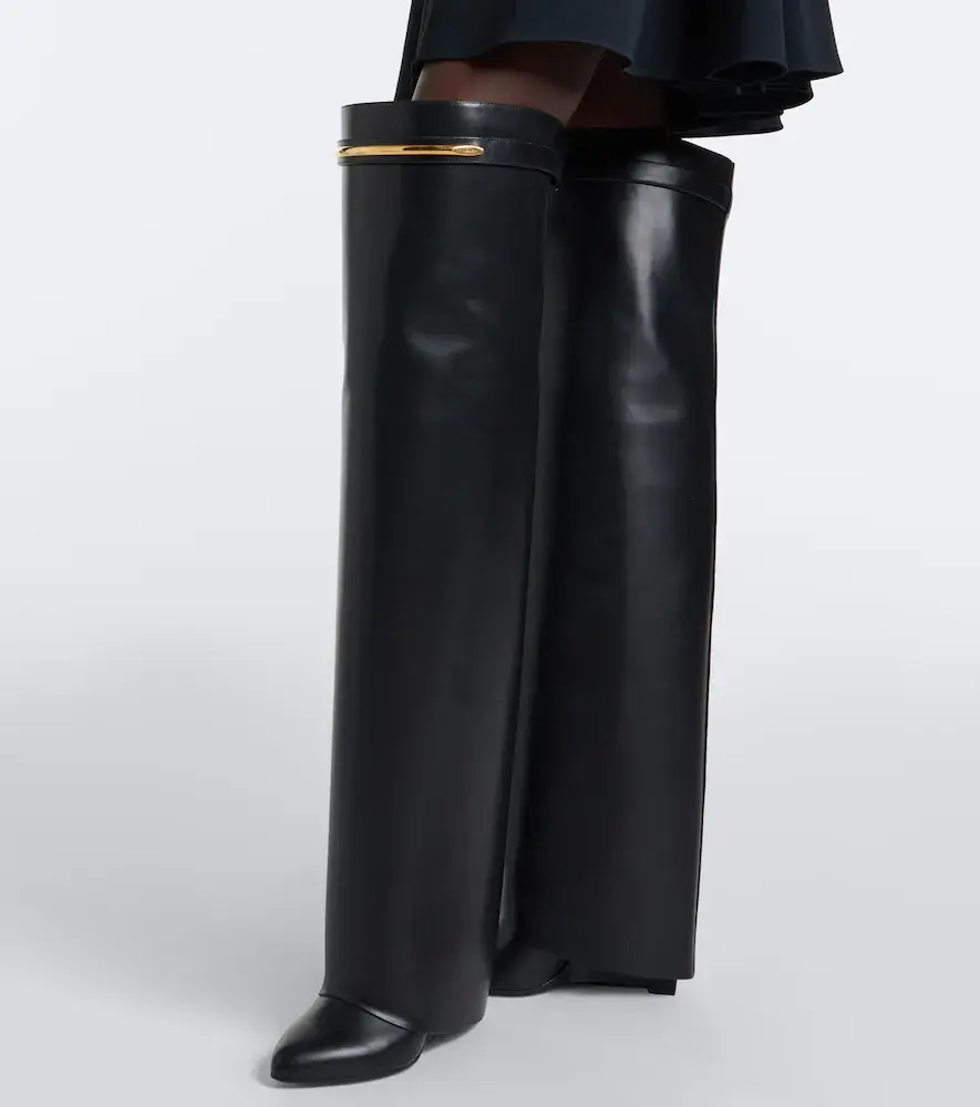 Givenchy Shark Pinch leather over-the-knee boots | Thumbnail 2 Givenchy Shark Pinch leather over-the-knee boots | Thumbnail 2