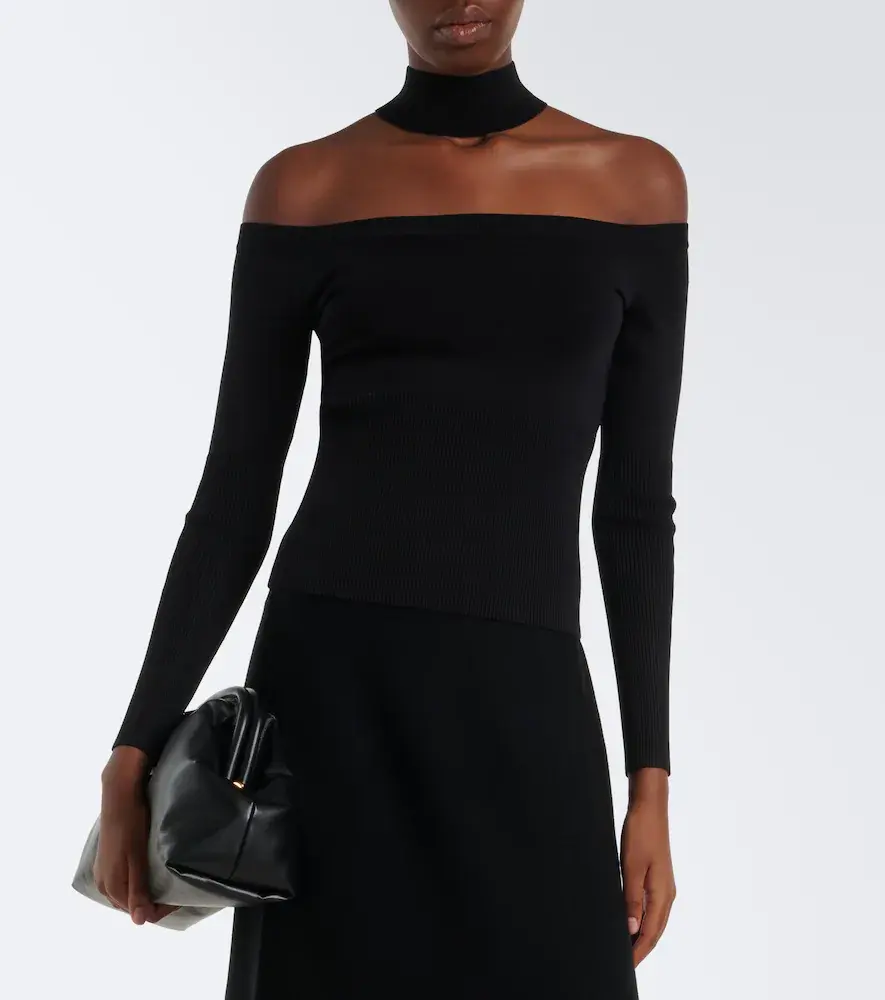 Simkhai Lila off-shoulder ribbed-knit top | Thumbnail 2 Simkhai Lila off-shoulder ribbed-knit top | Thumbnail 2