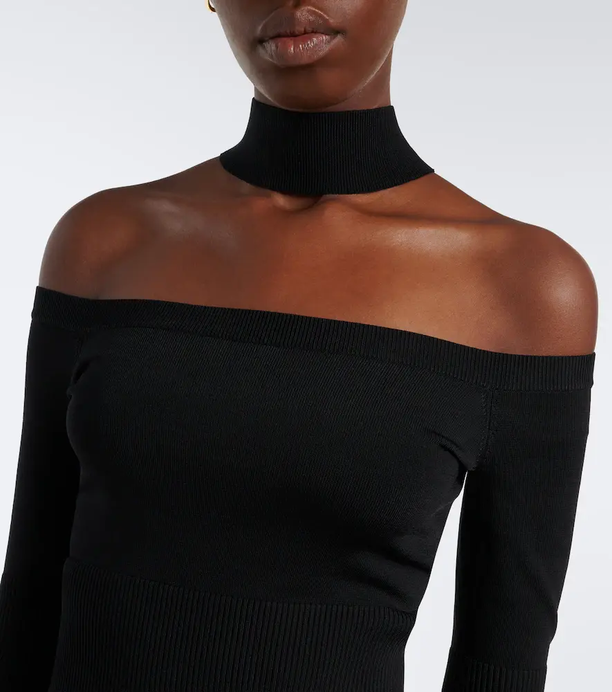 Simkhai Lila off-shoulder ribbed-knit top | Thumbnail 3 Simkhai Lila off-shoulder ribbed-knit top | Thumbnail 3