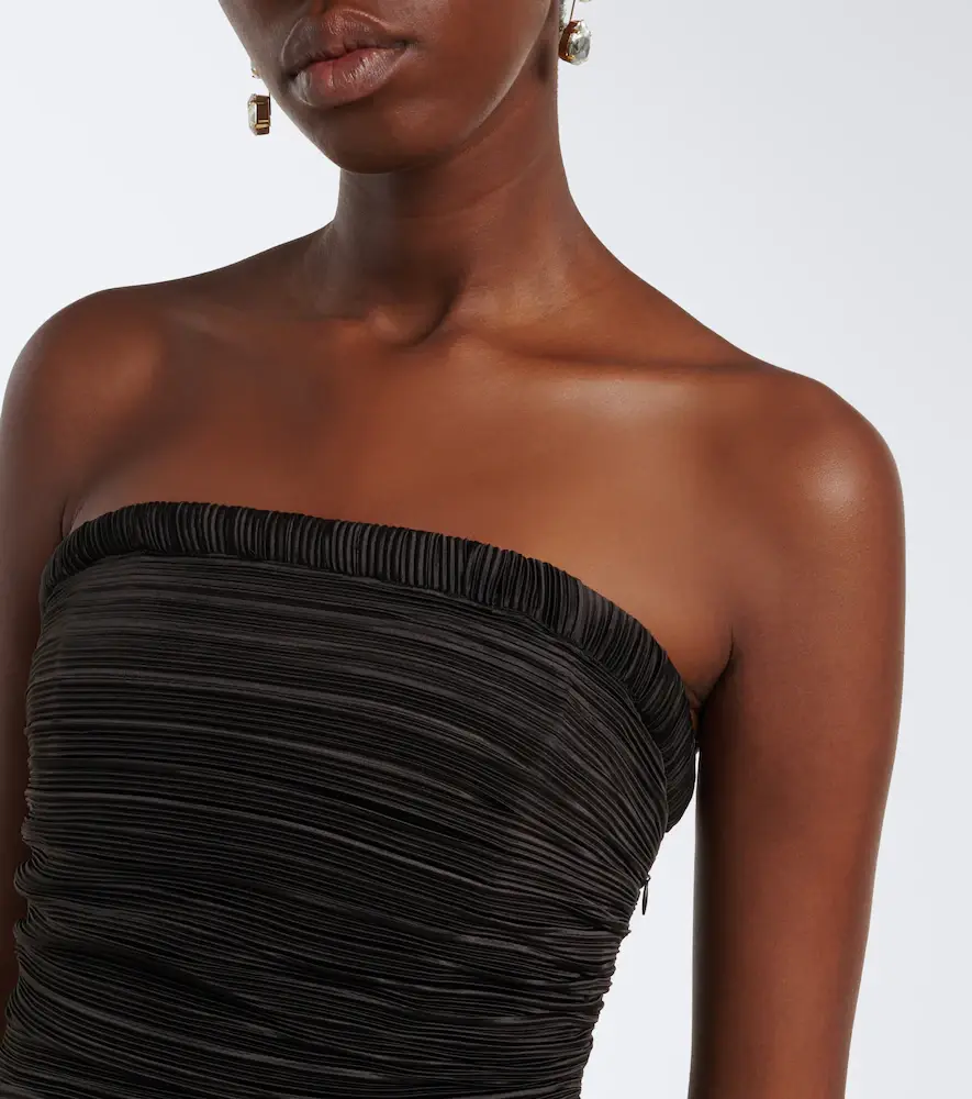 Simkhai Laia plissé bustier dress | Thumbnail 3 Simkhai Laia plissé bustier dress | Thumbnail 3