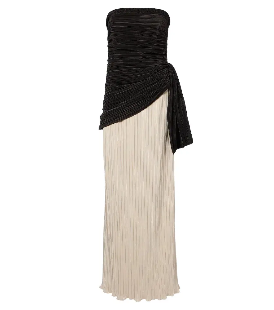 Simkhai Laia plissé bustier dress | Image 1 Simkhai Laia plissé bustier dress | Image 1