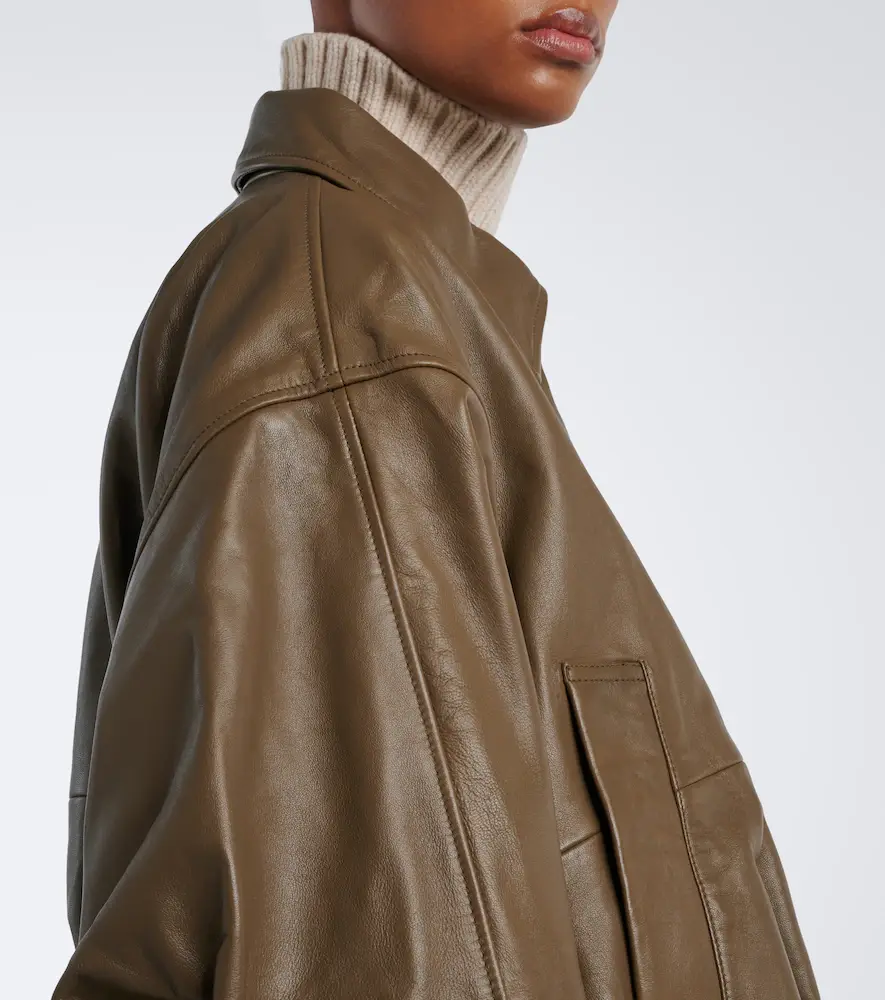 RÓHE Róhe Leather blouson jacket | Thumbnail 4 RÓHE Róhe Leather blouson jacket | Thumbnail 4