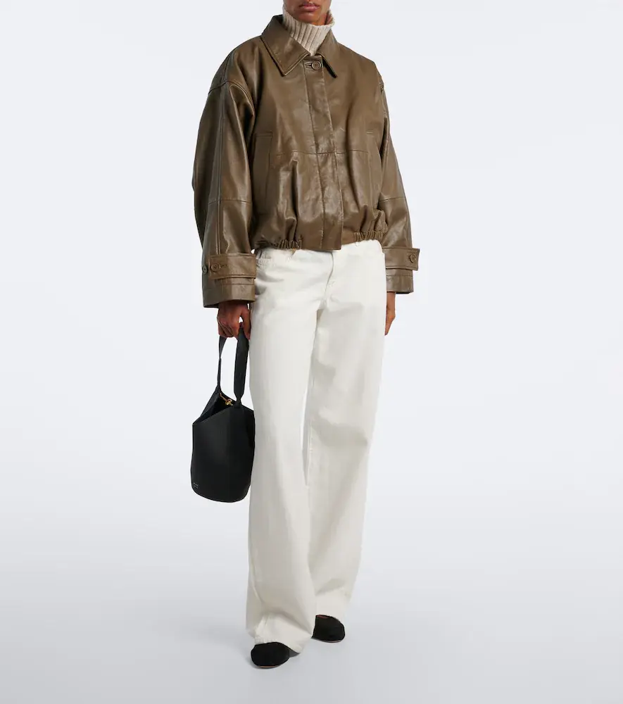 RÓHE Róhe Leather blouson jacket | Thumbnail 6 RÓHE Róhe Leather blouson jacket | Thumbnail 6