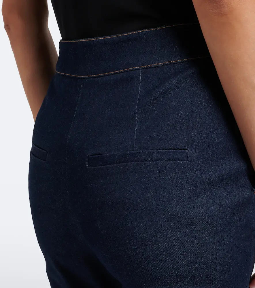 Veronica Beard Kimra cropped flared jeans | Thumbnail 3