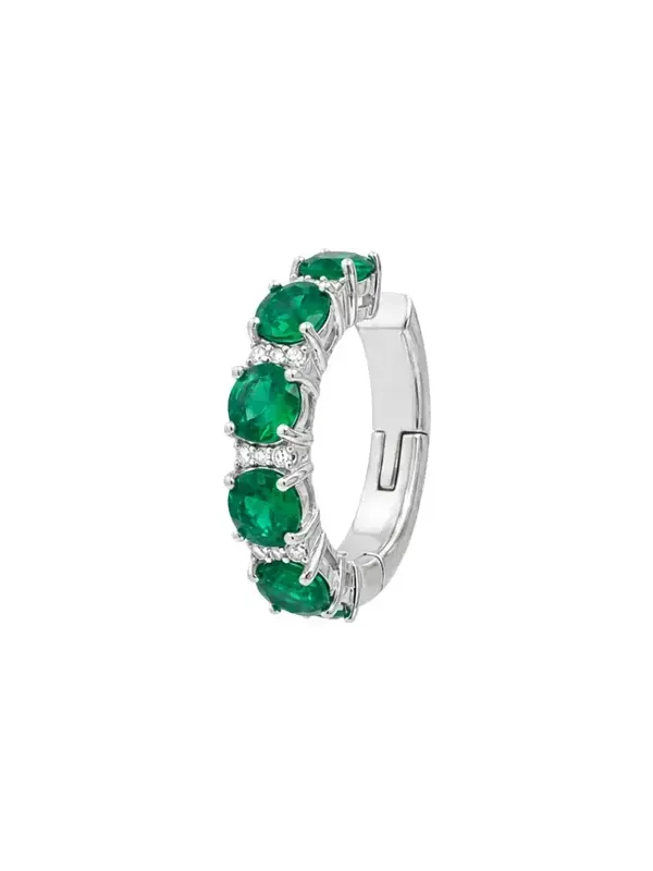 1.95ct Emerald Diamond 18K Gold Statement Ear Cuff