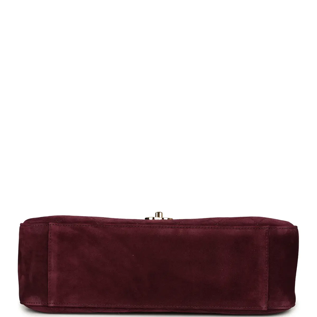 Chanel Chanel Maxi "Souplissimo" Small Flap Bag Burgundy Suede Gold Hardware | Thumbnail 6 Chanel Chanel Maxi "Souplissimo" Small Flap Bag Burgundy Suede Gold Hardware | Thumbnail 6
