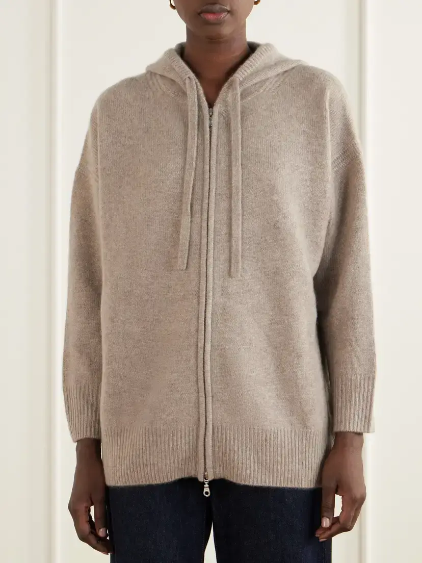 Arch4 Isolde Hooded Cashmere Zip-up Cardigan | Thumbnail 3