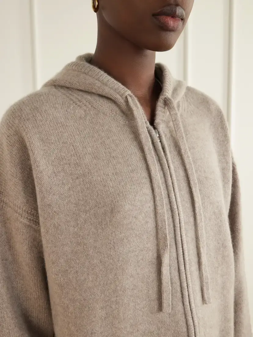 Arch4 Isolde Hooded Cashmere Zip-up Cardigan | Thumbnail 5