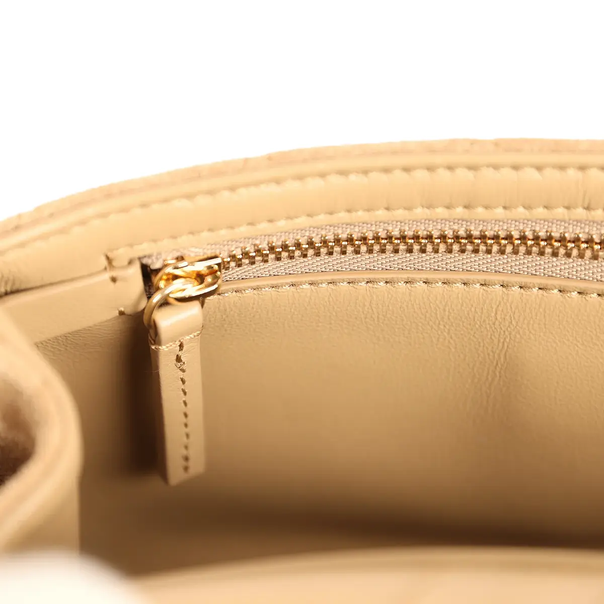 Chanel Chanel Mini "Souplissimo" Flap Bag Beige Suede Gold Hardware | Thumbnail 11 Chanel Chanel Mini "Souplissimo" Flap Bag Beige Suede Gold Hardware | Thumbnail 11