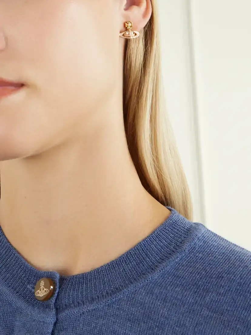 Vivienne Westwood Simonetta Gold-tone Earrings | Thumbnail 2 Vivienne Westwood Simonetta Gold-tone Earrings | Thumbnail 2