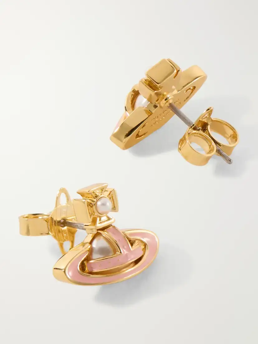 Vivienne Westwood Simonetta Gold-tone Earrings | Thumbnail 3 Vivienne Westwood Simonetta Gold-tone Earrings | Thumbnail 3