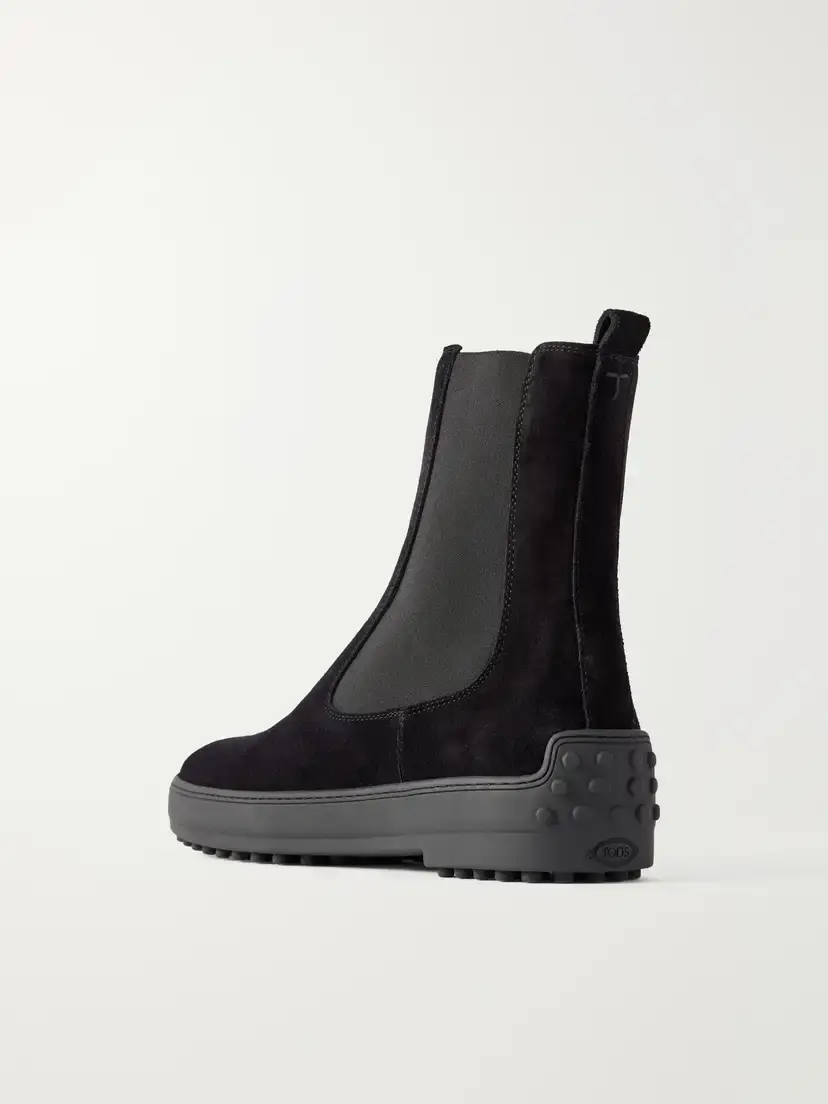 Tod's Gommino Suede Ankle Boots | Thumbnail 3 Tod's Gommino Suede Ankle Boots | Thumbnail 3