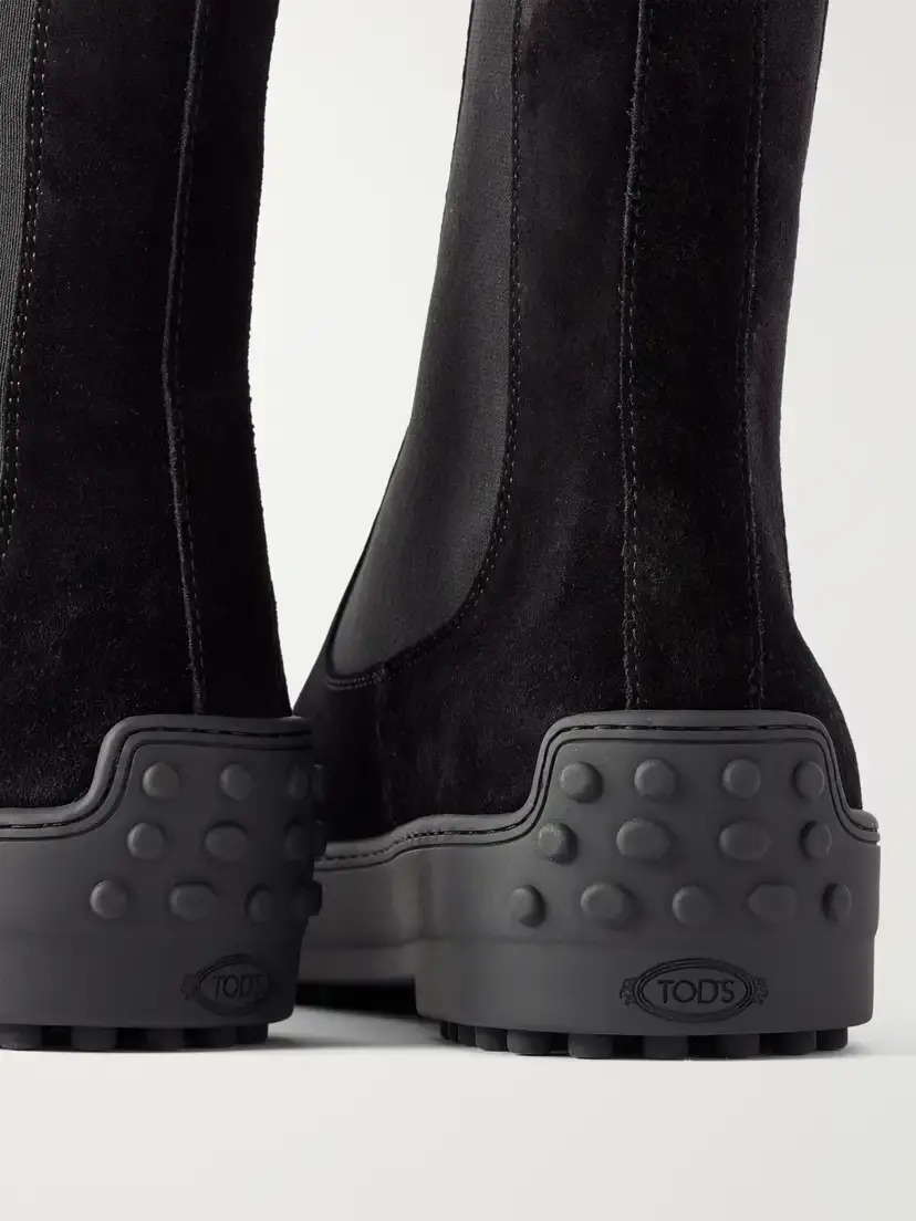 Tod's Gommino Suede Ankle Boots | Thumbnail 5 Tod's Gommino Suede Ankle Boots | Thumbnail 5
