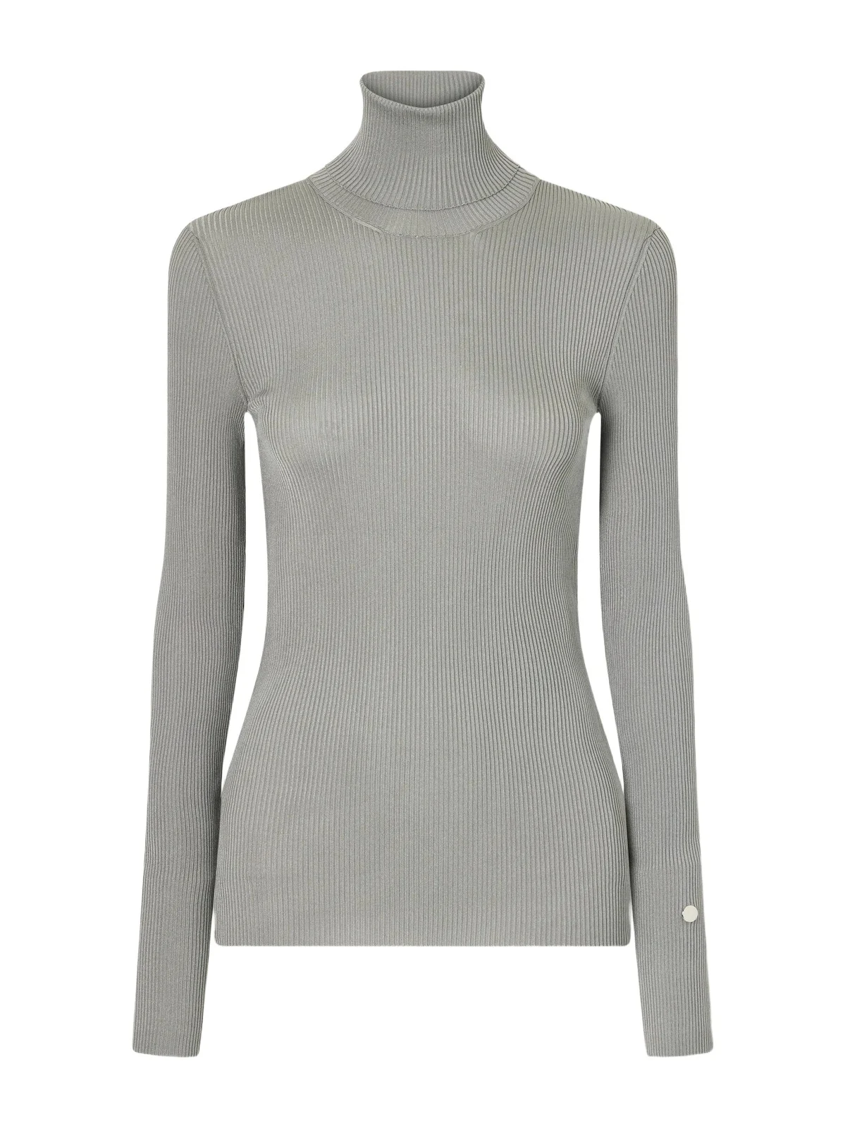 Shiny Ribbed Turtleneck Sweater Shiny Ribbed Turtleneck Sweater