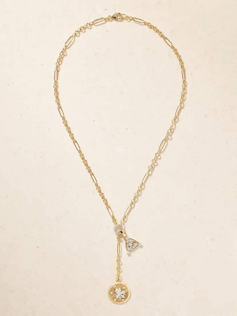 Foundrae Resilience 18-karat Gold Diamond Pendant Necklace | Thumbnail 4 Foundrae Resilience 18-karat Gold Diamond Pendant Necklace | Thumbnail 4