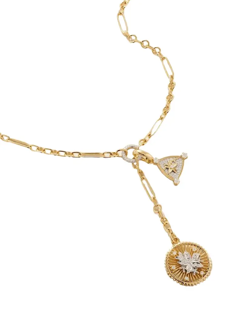 Foundrae Resilience 18-karat Gold Diamond Pendant Necklace | Image 1 Foundrae Resilience 18-karat Gold Diamond Pendant Necklace | Image 1
