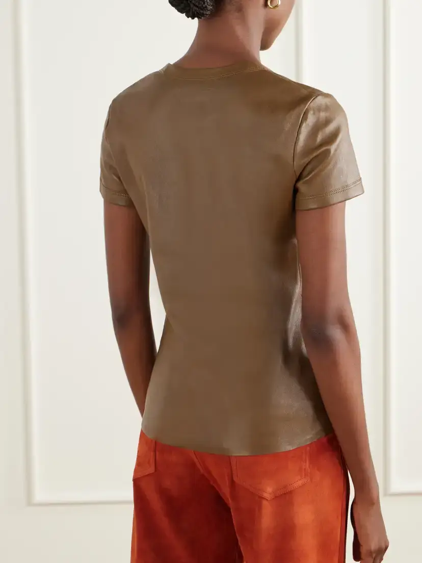 STOULS Gigi Leather T-shirt | Thumbnail 3