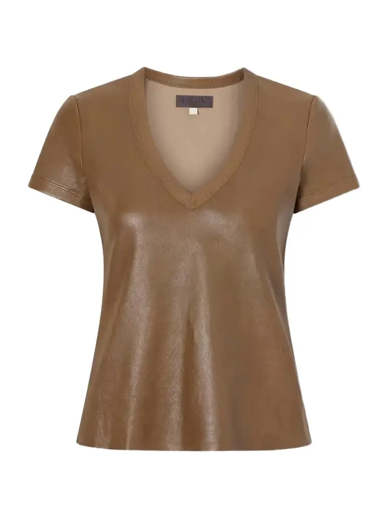 STOULS Gigi Leather T-shirt