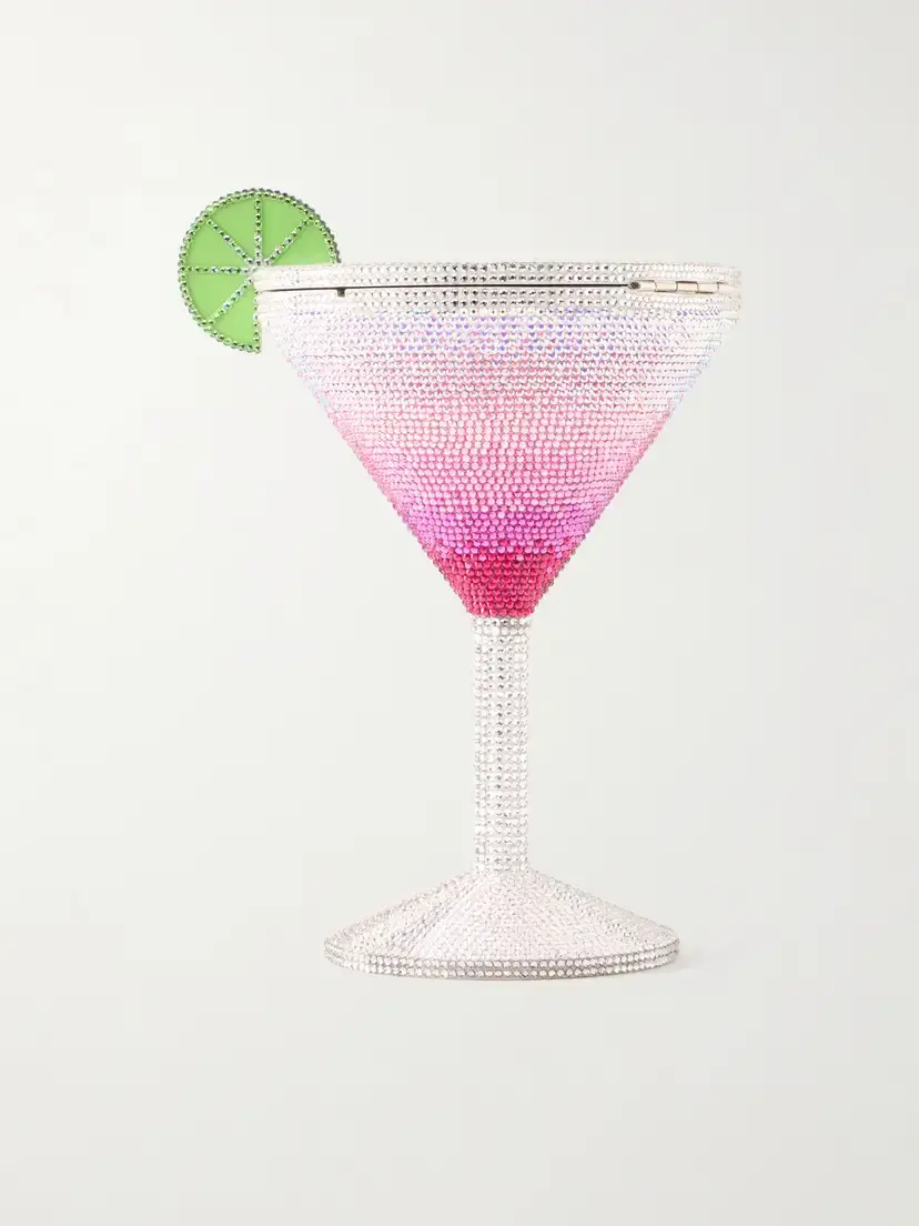 Judith Leiber Couture Cosmopolitan Crystal-embellished Silver-tone Clutch | Thumbnail 4 Judith Leiber Couture Cosmopolitan Crystal-embellished Silver-tone Clutch | Thumbnail 4