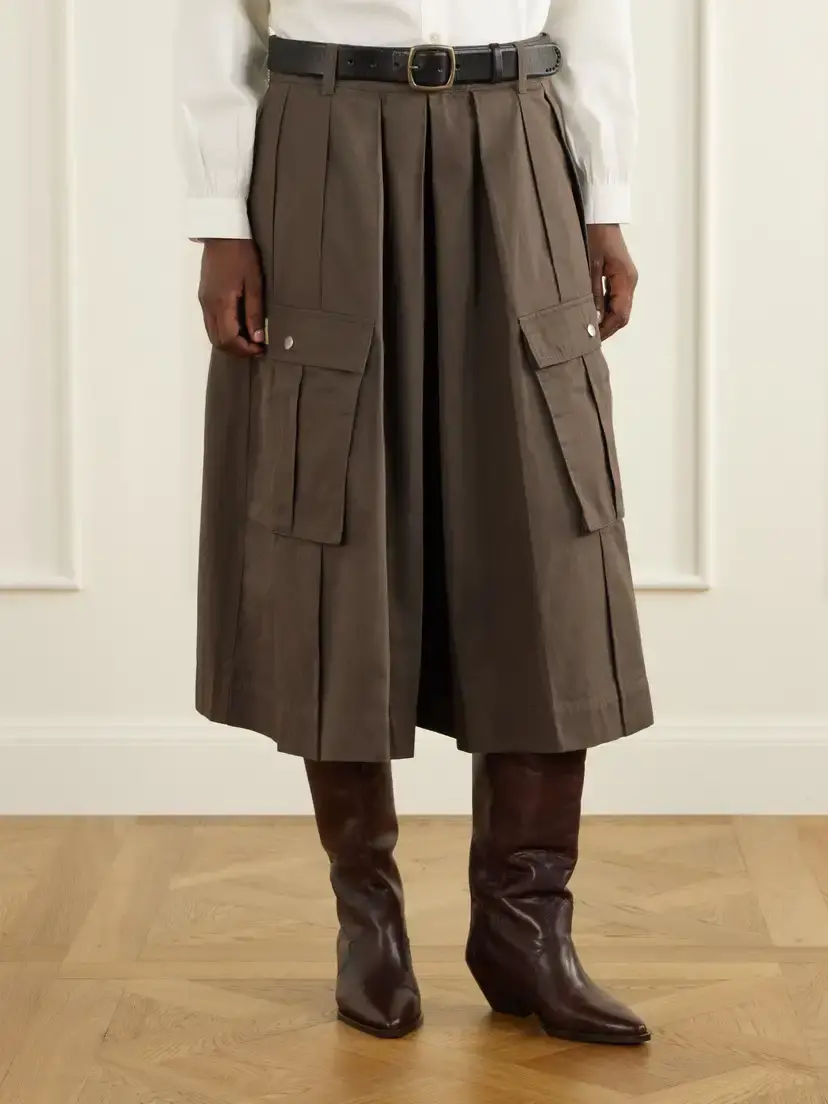 Sea Tristan Pleated Cotton Wide-leg Pants | Thumbnail 3 Sea Tristan Pleated Cotton Wide-leg Pants | Thumbnail 3