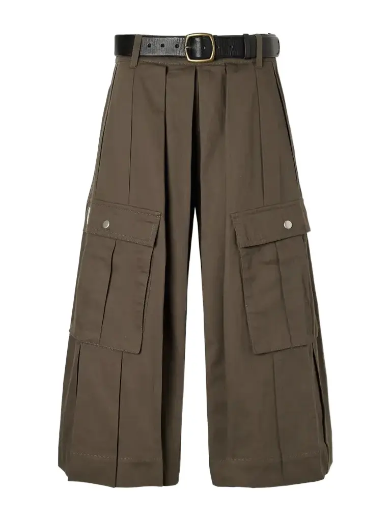 Tristan Pleated Cotton Wide-leg Pants Tristan Pleated Cotton Wide-leg Pants