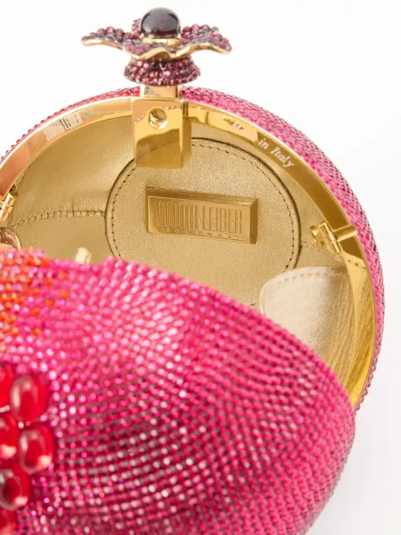 Judith Leiber Couture Pomegranate Crystal-embellished Gold-tone Clutch | Thumbnail 6 Judith Leiber Couture Pomegranate Crystal-embellished Gold-tone Clutch | Thumbnail 6