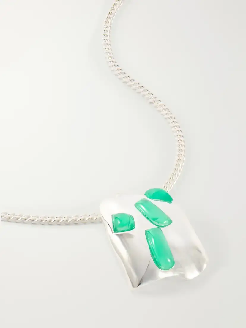 Completedworks Cobblestones Silver-plated Resin Pendant Necklace | Thumbnail 4